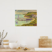 Poster Port Port-en-Bessin Haute Marée par Georges Seurat (Cuisine)