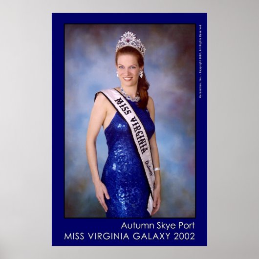 Poster Port Skye Automne - Miss Virginia Galaxy (Devant)