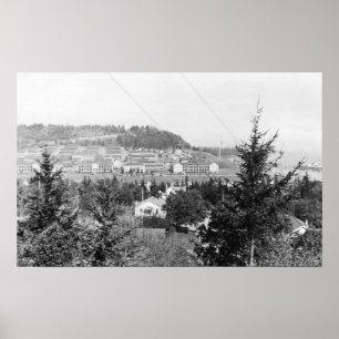 Poster Port Townsend, WA Voir les principales casernes Fo