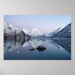 Poster Portage Lake Twilight