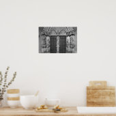 Poster Portail avec un tromeau représentant la Vierge (Cuisine)