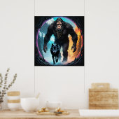 Poster Portail Bigfoot et Wolf (Cuisine)