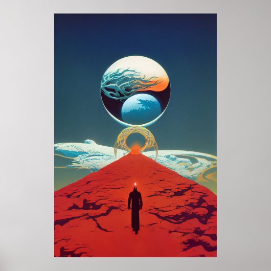 Poster Portail d'Imaginaire Vintage classique en science- (Devant)