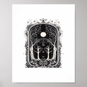 Poster Portail Fantastique Goblincore Vers le Classique