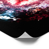 Poster Portail spatial biologique v1 - pareidolia motif (Coin)