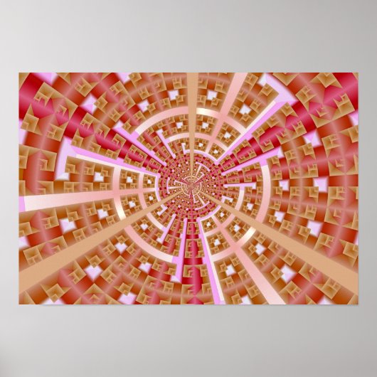 Poster Portail spatial fractal (Devant)