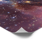 Poster Portail Vortex de trou de ver de l'espace et du te (Coin)