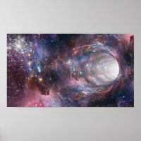 Portail Vortex de trou de ver de l'espace et du te