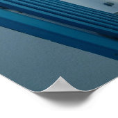 Poster Porte à Santorin (Coin)