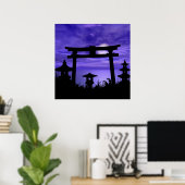 Poster Porte abandonnée en mer (Bureau à domicile)