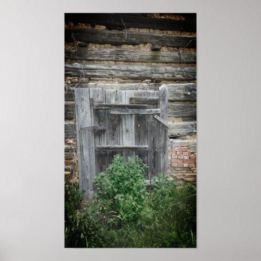 Poster Porte ancienne (Devant)