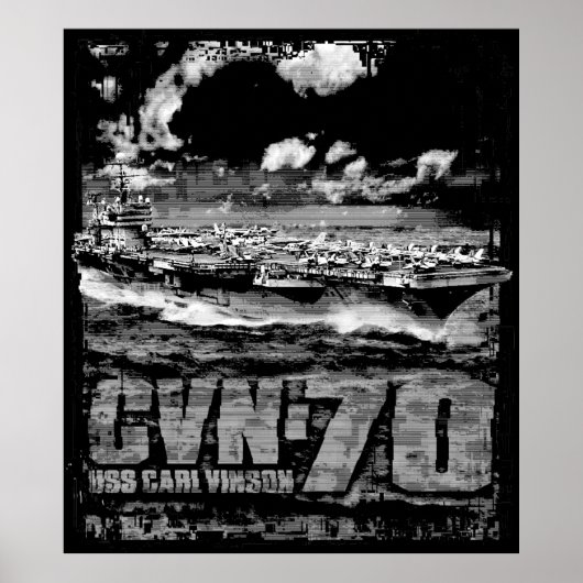 Poster Porte-avions Carl Vinson (Devant)