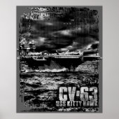 Poster Porte-avions Kitty Hawk (Devant)