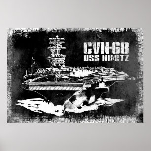 Poster Porte-avions Nimitz Print
