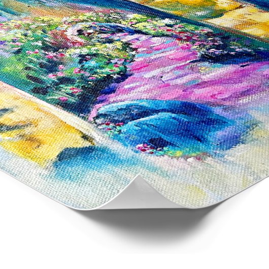 Poster Porte bleue (Coin)