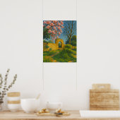 Poster Porte Blossom - Peinture Jardin Enchantée (Cuisine)
