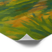 Poster Porte Blossom - Peinture Jardin Enchantée (Coin)