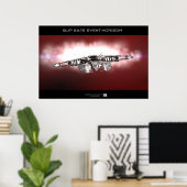 Poster Porte coulissante (Bureau à domicile)