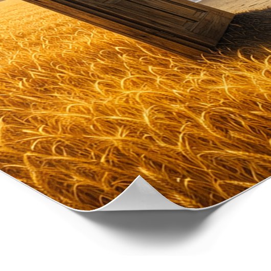 Poster Porte dans le Blé (Coin)