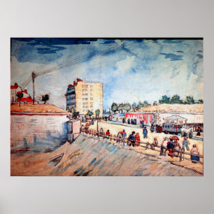 Poster Porte dans les remparts de Paris par Vincent van G