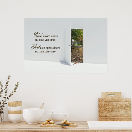 Poster Porte d'automne (Cuisine)