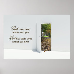 Poster Porte d'automne