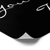 Poster Porte de basket-ball motivationnelle (Coin)