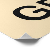 Poster Porte de Brandebourg (Coin)