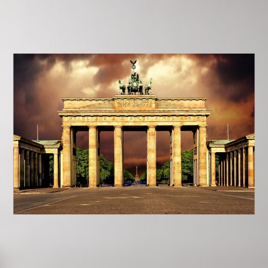 Poster Porte de Brandebourg Berlin (Devant)