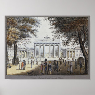 Poster Porte de Brandebourg, Berlin