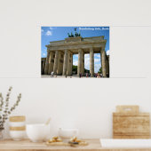 Poster Porte de Brandebourg, Berlin (Cuisine)