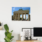 Poster Porte de Brandebourg, Berlin (Bureau à domicile)