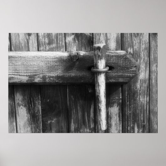 Poster Porte de la vieille grange (Devant)