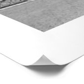 Poster Porte de la vieille mosquée (B&W) (Coin)