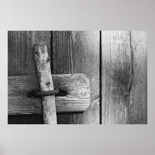 Poster Porte de l'ancienne grange 4 (Devant)