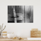 Poster Porte de l'ancienne grange 4 (Cuisine)