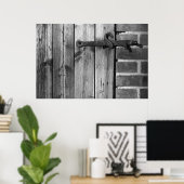 Poster Porte de l'ancienne grange 5 (Bureau à domicile)