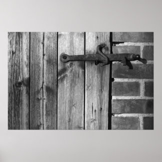Poster Porte de l'ancienne grange 5