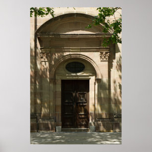 Poster Porte de l'église municipale