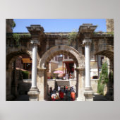 Poster Porte de l'empereur romain Hadrien (Devant)