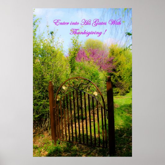 POSTER PORTE DE REMERCIEMENT (Devant)