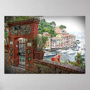 Poster Porte d'entrée du Paradis - Portofino, Italie Post