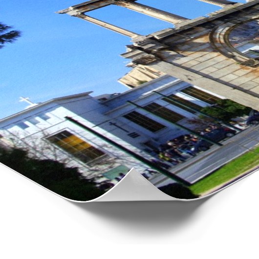 Poster Porte d'Hadrien - Athènes (Coin)