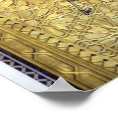 Poster Porte d'or et Arche, Maroc (Coin)