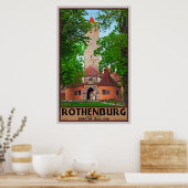 Poster Porte du château de Rothenburg (Cuisine)