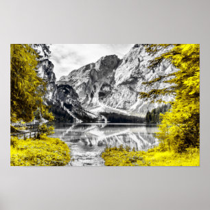 Poster Porte du Ciel : Jaune de couleur