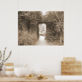 Poster Porte du jardin clos (Cuisine)