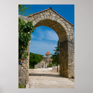 Poster Porte du monastère de Motsameta