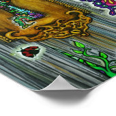 Poster "Porte du Rêveur" Imaginaire papillon (Coin)