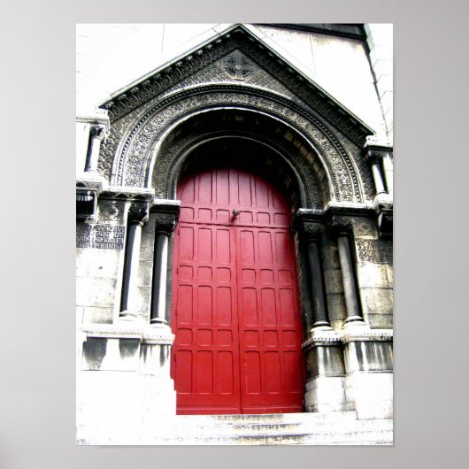 Poster Porte du Sacré Coeur (Devant)